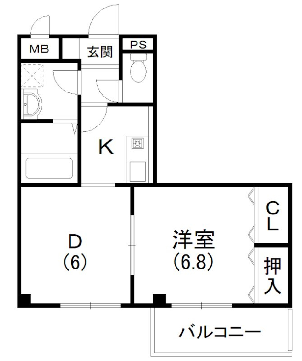 好立地、1人暮らし始めよう。の間取り図