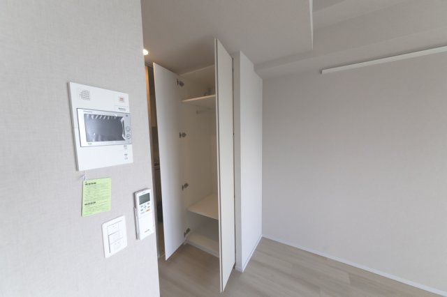 収納を開けた時の様子。