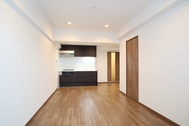 9.5帖のリビングダイニングです。