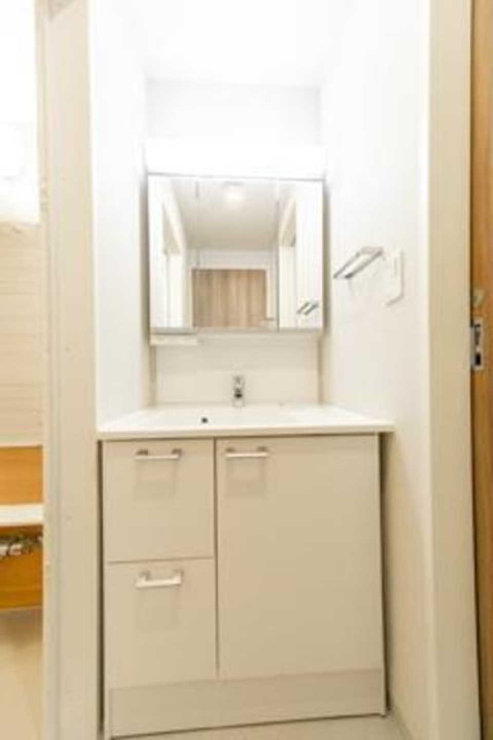 嬉しい独立洗面台。※写真は同タイプ住戸です。