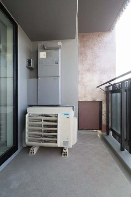 広々としたバルコニー。