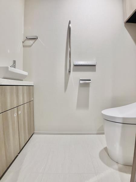 洗面台もついています。