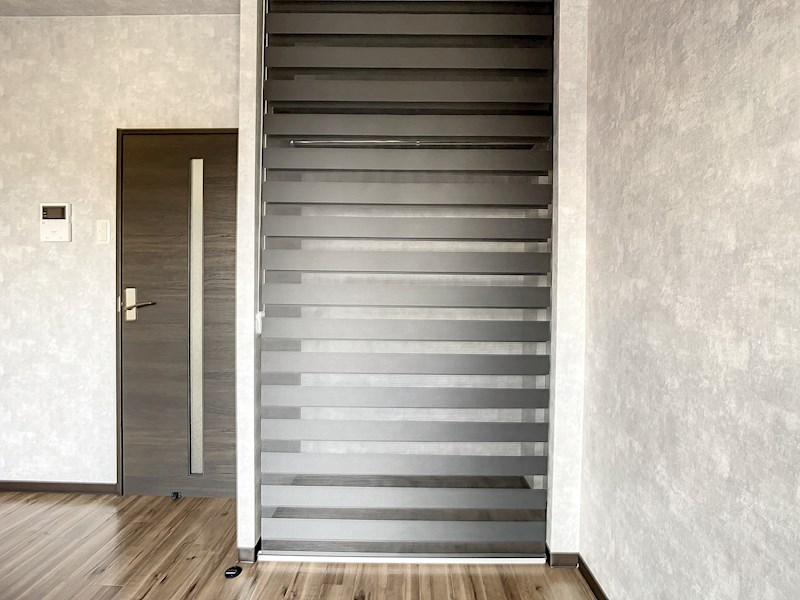 ブラインダーを閉めたときの様子