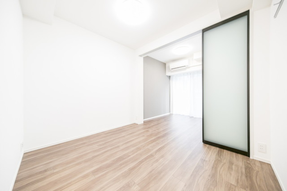 スライドドアを開けると広い空間を感じます。※写真は同タイプ住戸です。