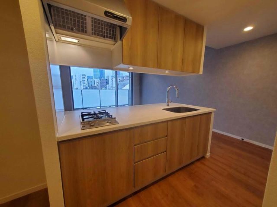 作業スペースが広いキッチンなので、お料理の効率が上がりそうですね！
※写真は同タイプ住戸です。