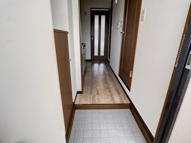 玄関にはシューズボックスも付いている