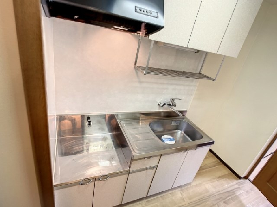 一人暮らしの自炊にちょうど良い広さ