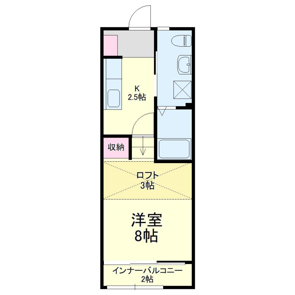 新たなステージへの出発地点の間取り図