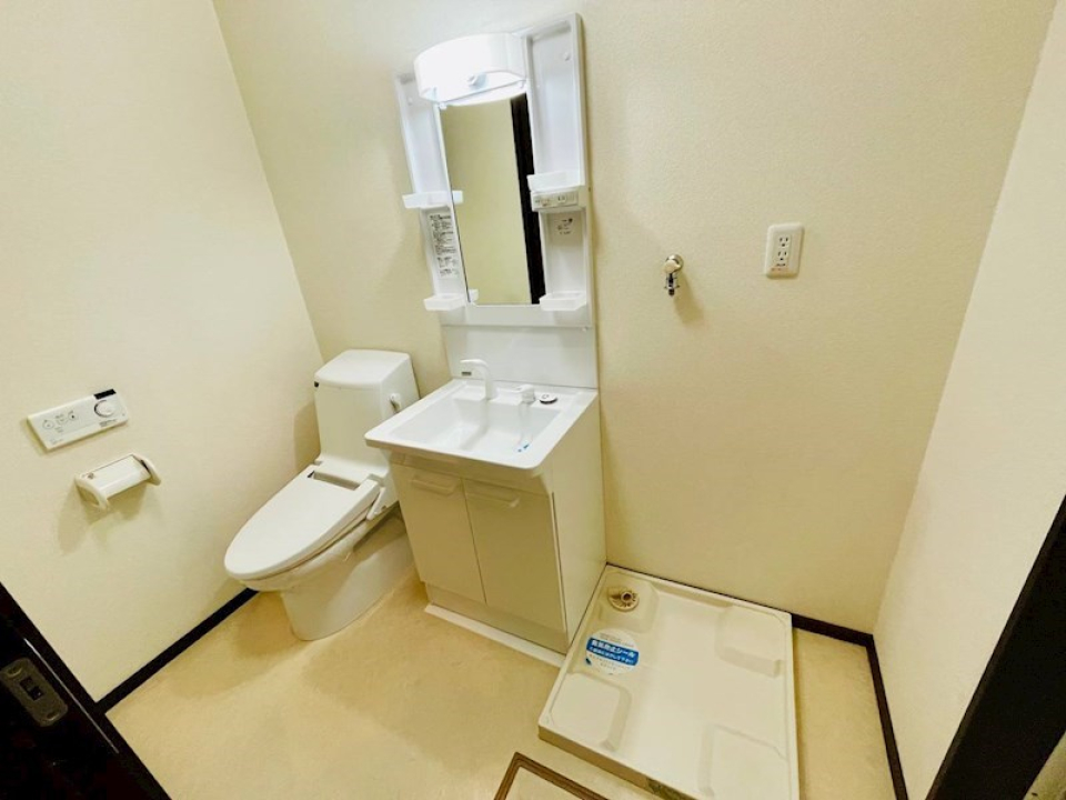 白を基調としていて、清潔感◎