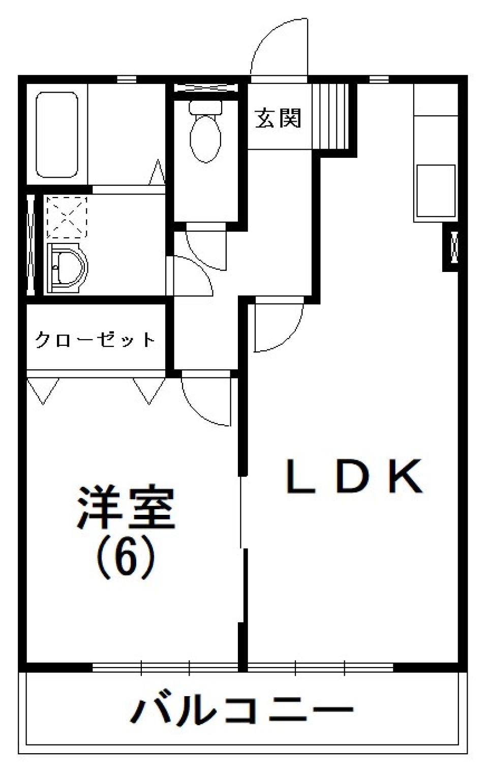 穏やかになれる場所の間取り図
