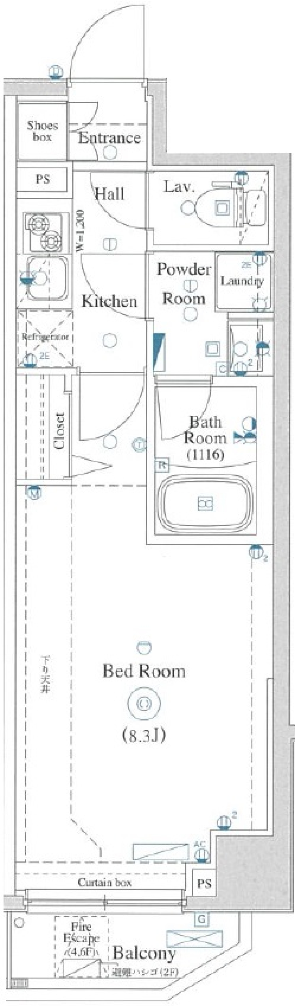 相棒と太陽と共に暮らす［ペット可］の間取り図