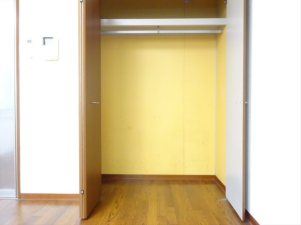 収納を開けた時の様子。