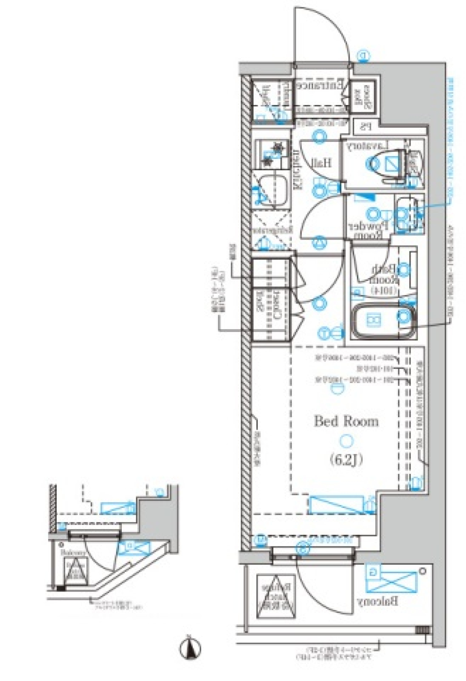 木目のナチュラルさで癒されて [ペット可]の間取り図