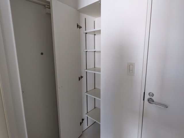 洗面台を開けた時の様子。