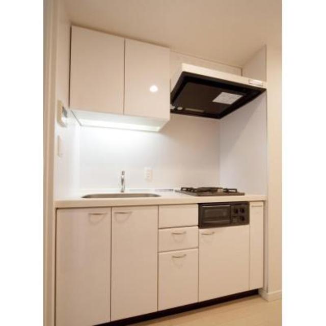 2口のガスコンロが導入されています。※写真は同タイプ住戸です。