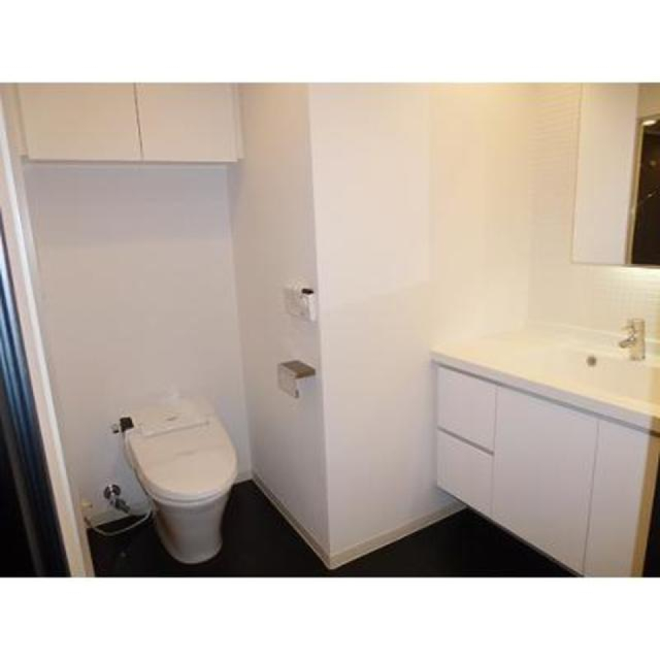 洗面台とトイレが一緒になっています。
※写真は同タイプ住戸です。
