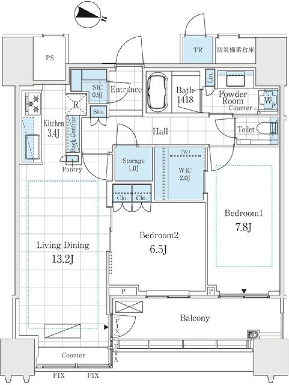 まるでホテル！この高級感と溢れる魅力の間取り図
