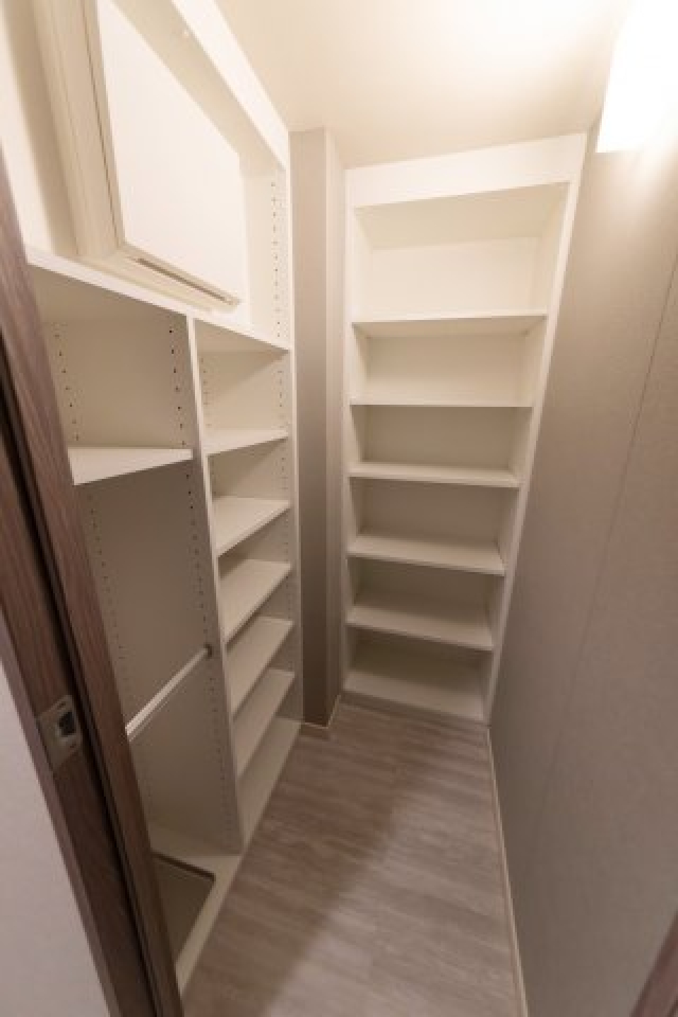 シューズインクローゼットでスペースがあるので靴はもちろん、ゴルフバックも置けそう。