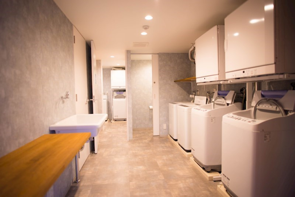 自由に使用可能な共有部分のランドリールーム