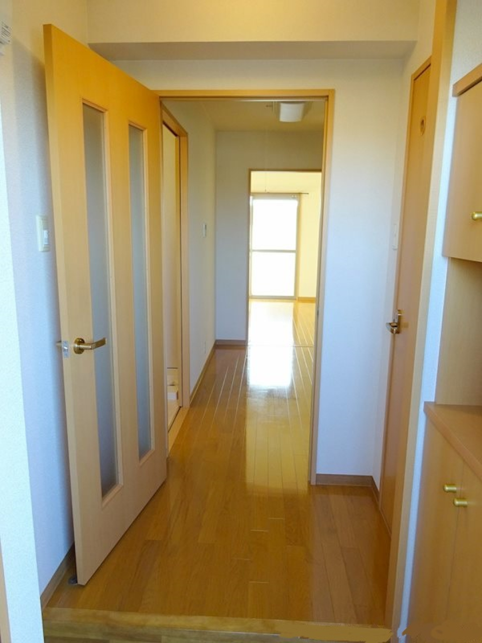 シューズボックス付きの玄関