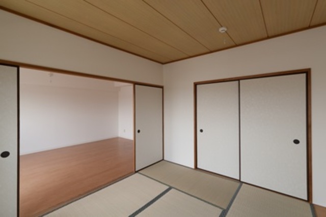７．２帖の和室の様子。※写真は同タイプ住戸です。
