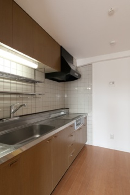 2口のガスコンロが導入されています。※写真は同タイプ住戸です。