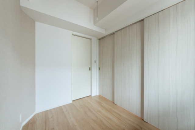 リビングダイニングと仕切ることができます。
※写真は同タイプ住戸です。