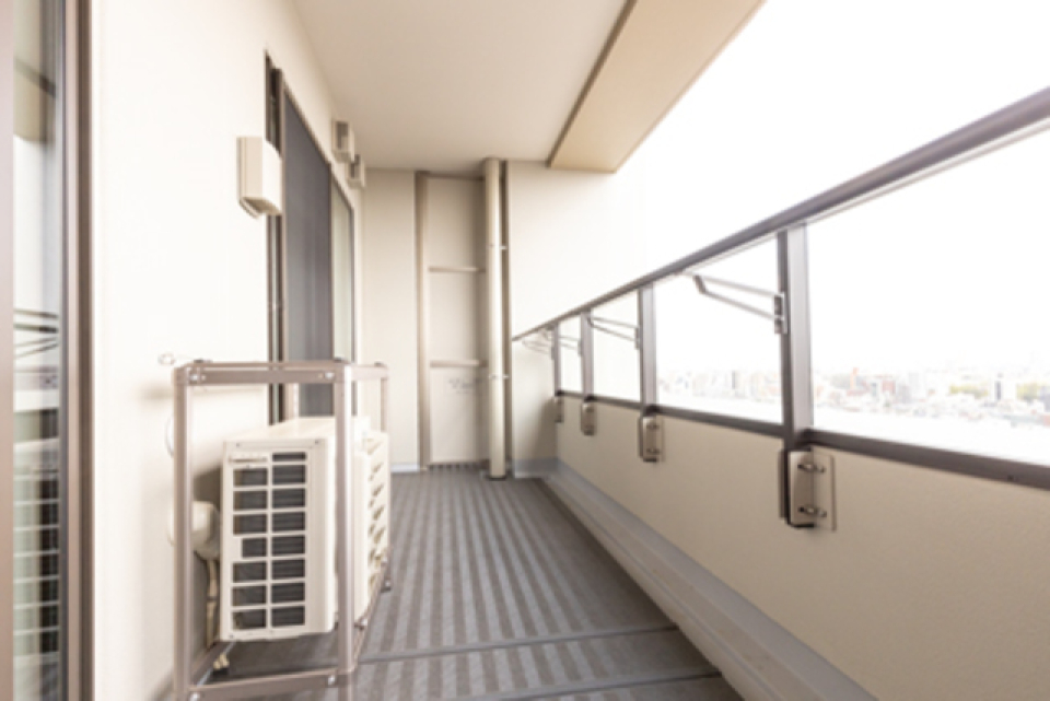 バルコニーです。
※写真は同タイプ住戸です。