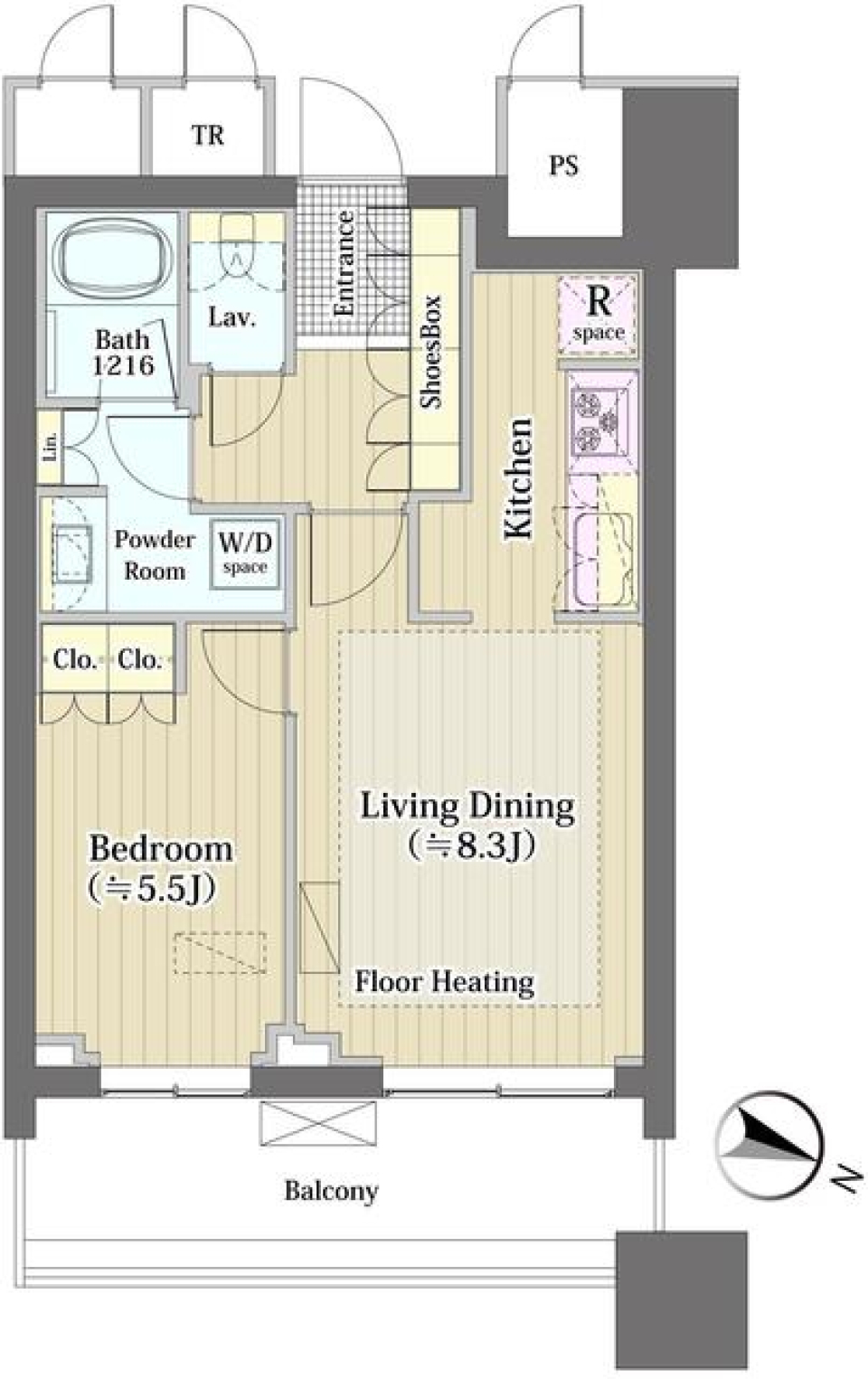 カーテンからこぼれるトキメキの間取り図