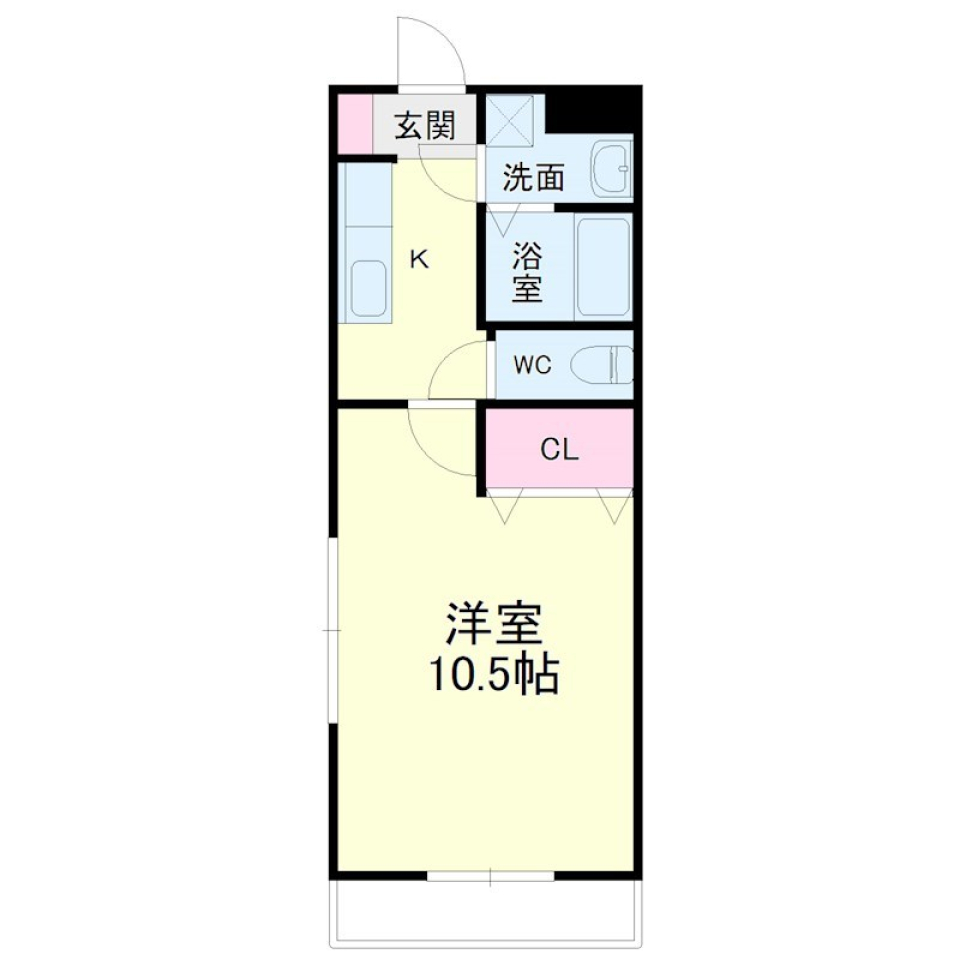 休日は公園でのんびりの間取り図