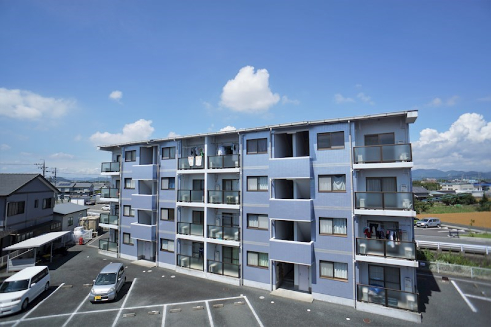 青い外観が可愛いですね