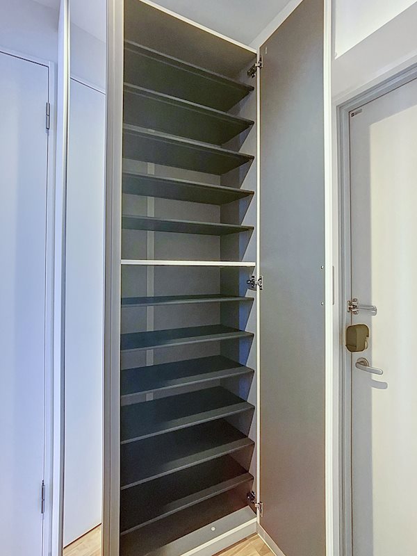 たくさん靴がしまえそうですね