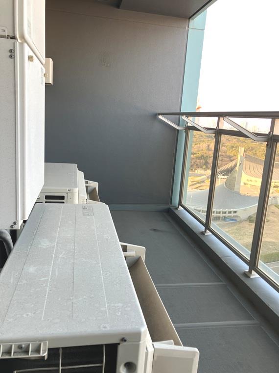 バルコニーの様子。