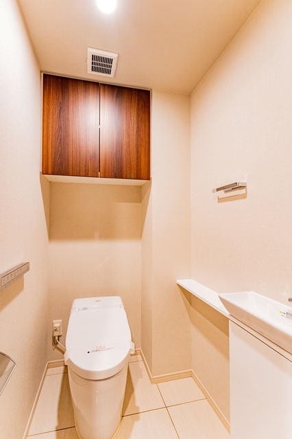 棚があるので整理整頓しやすそうですね。※写真は同タイプ住戸です。