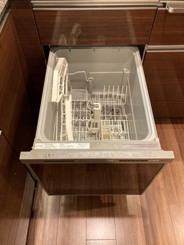 食洗器を開けた時の様子。