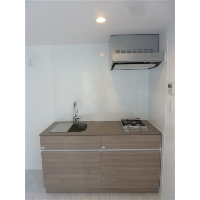 シンプルなキッチンです。