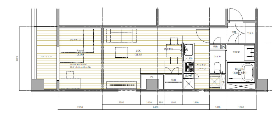 部屋と共に生まれ変わるの間取り図