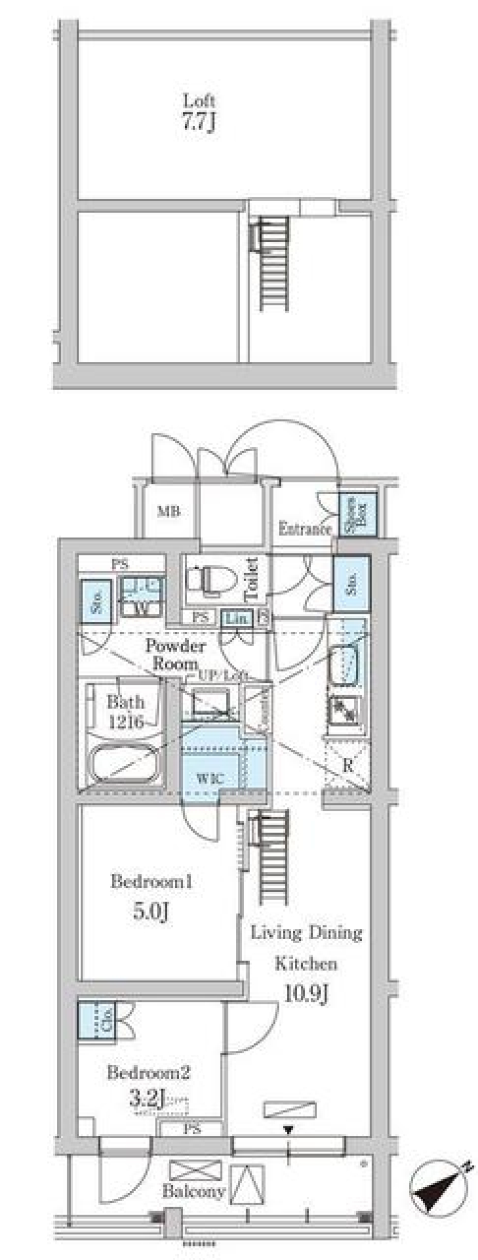 木の呼吸を感じる［ペット可］の間取り図