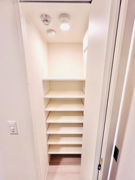 可動式の棚なので靴のサイズに合わせて収納を調節してくださいね！