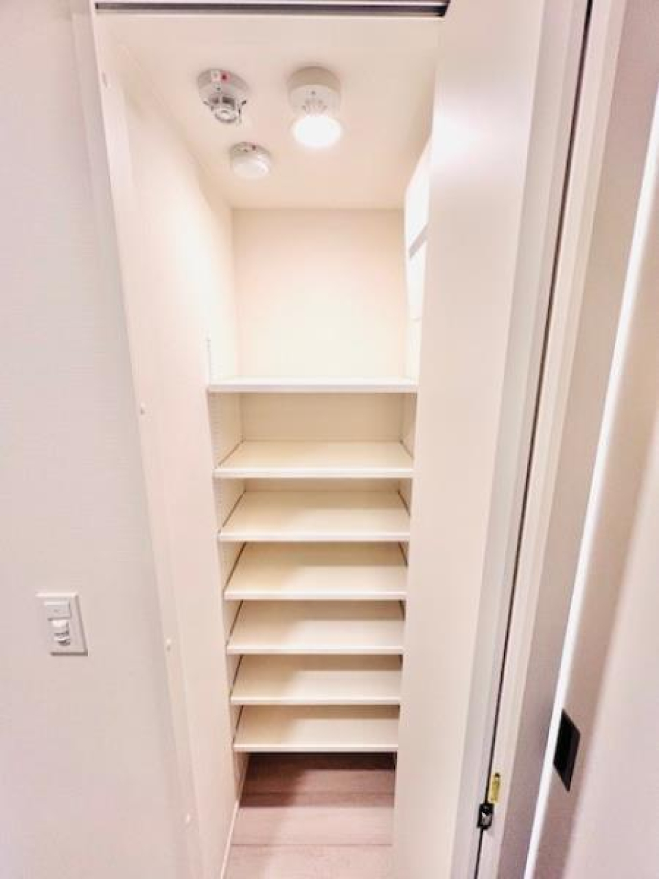 可動式の棚なので靴のサイズに合わせて収納を調節してくださいね！