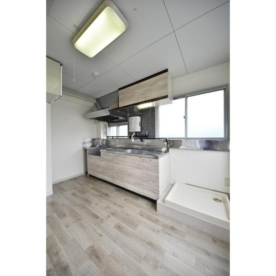 キッチンです。部屋の雰囲気にマッチしています。