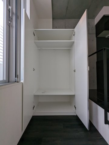 収納を開けた時の様子。