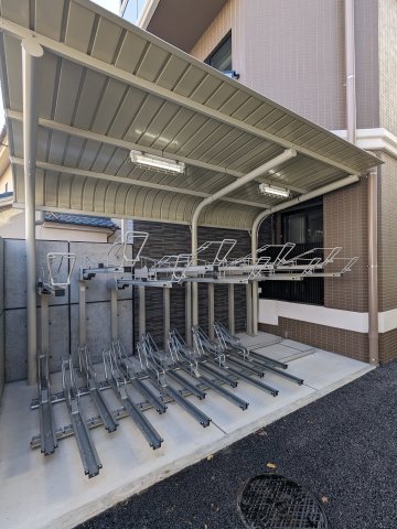 駐輪場の様子。