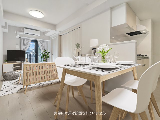 8.9帖のLDKの様子です。