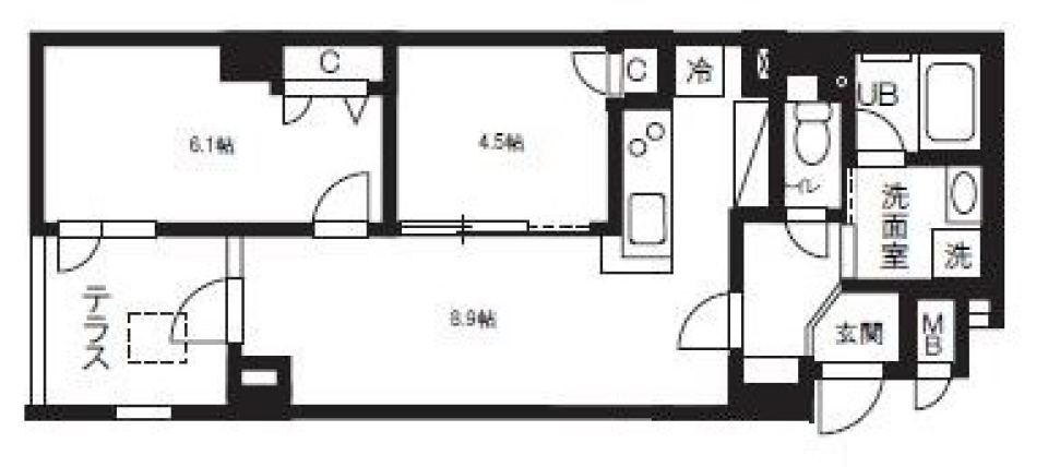 丁寧な暮らしをB1Fから。の間取り図