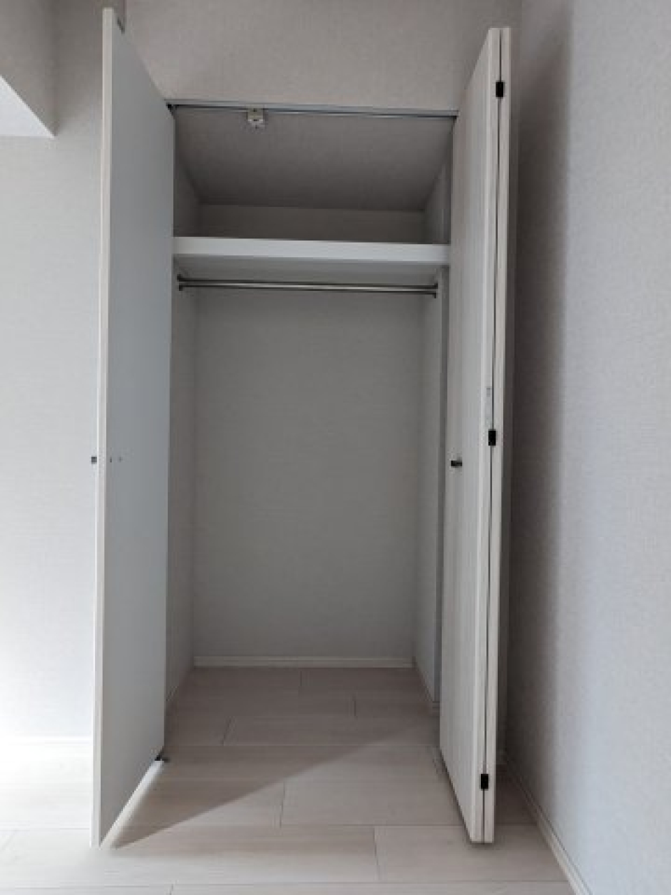 収納を開けた時の様子。