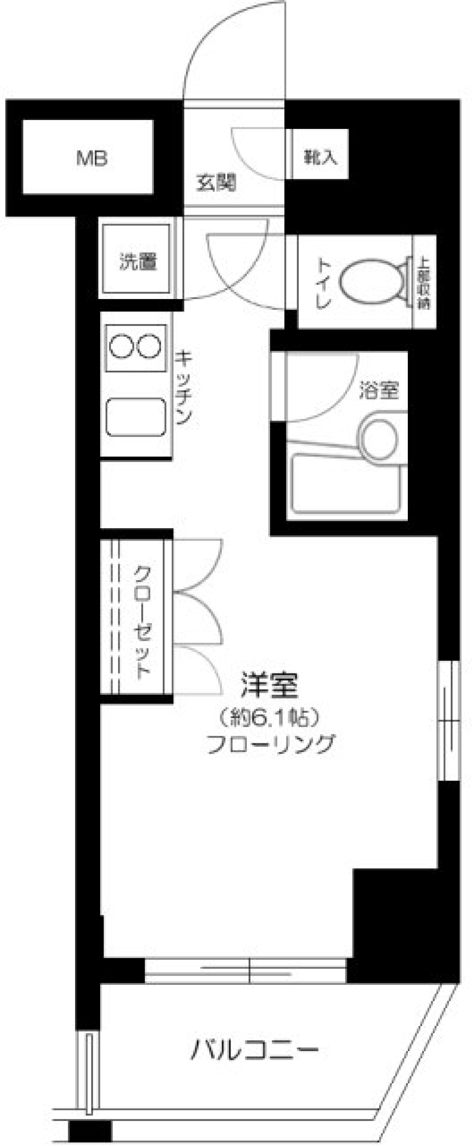 扉の奥にそれ入れる!?気になる人はクリック！の間取り図