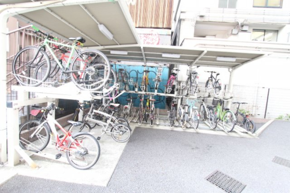駐輪場の様子です。