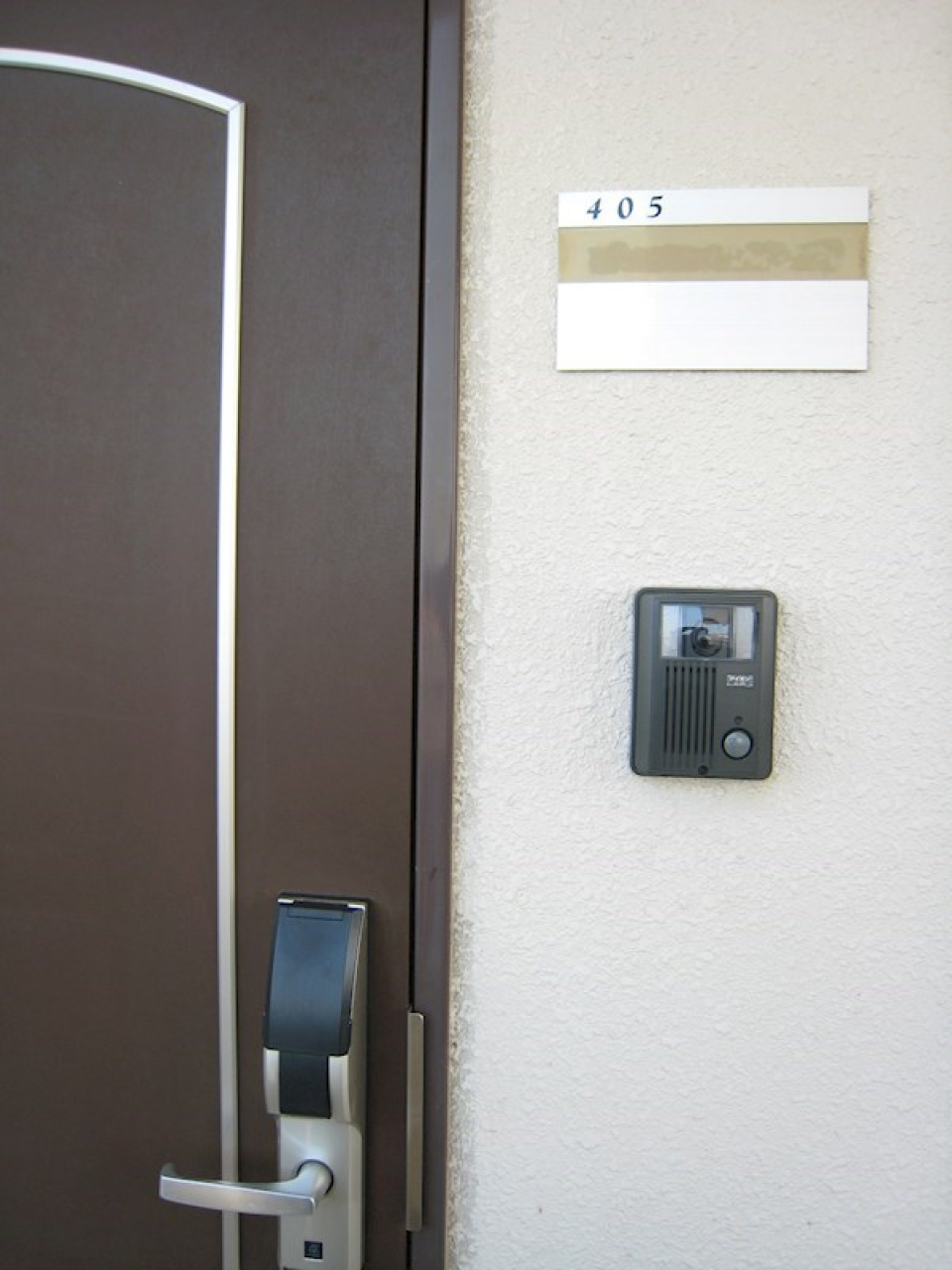 TVインターホン付きで安心