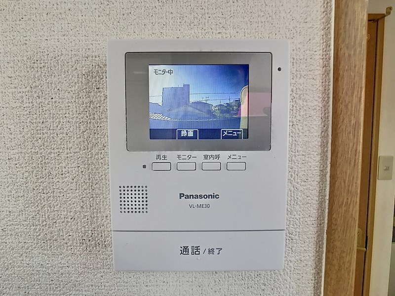 TVインターホン付きで安心